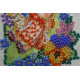 Postcard bead embroidery kits Happy family