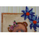 Postcard bead embroidery kits Teddy bear - 5
