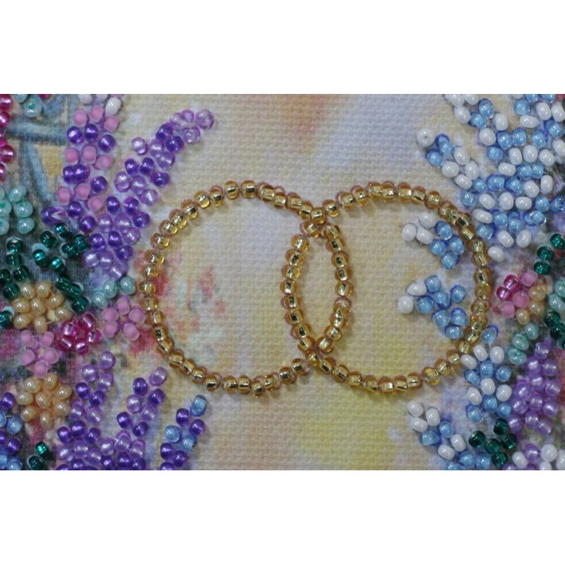 Postcard bead embroidery kits Happy Wedding – 3