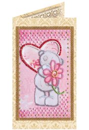Postcard bead embroidery kits With love – 3