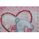Postcard bead embroidery kits With love – 3