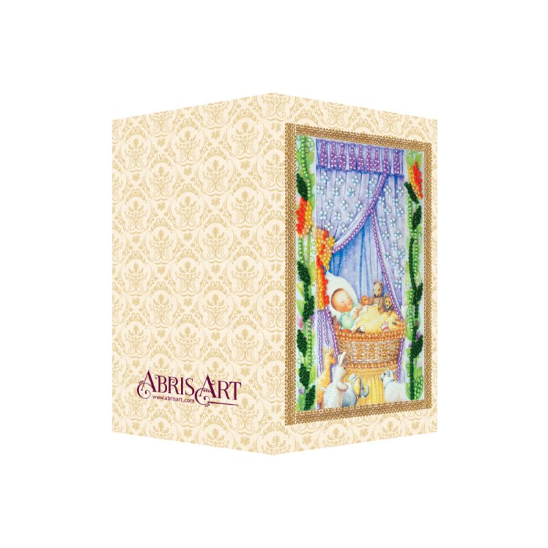 Postcard bead embroidery kits Cradle
