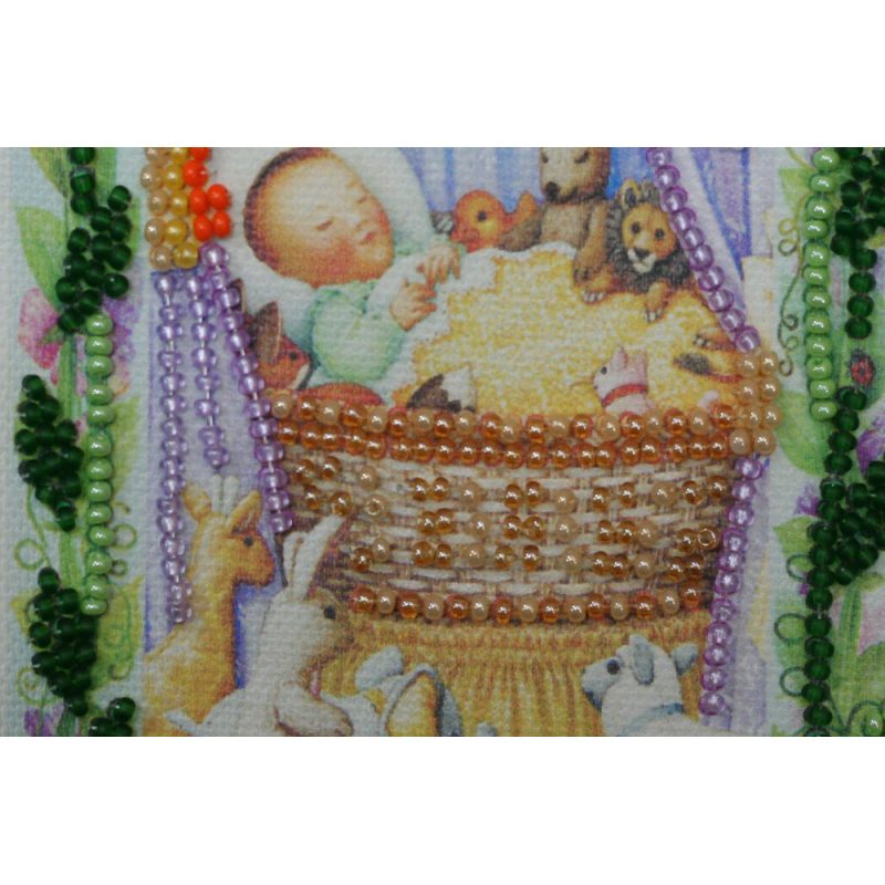 Postcard bead embroidery kits Cradle