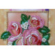 Postcard Bead embroidery kit With love-4