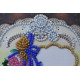 Postcard Bead embroidery kit A present for the darling