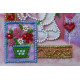 Postcard Bead embroidery kit Pussycat