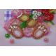 Postcard Bead embroidery kit Playdate