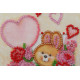 Postcard Bead embroidery kit Sundog