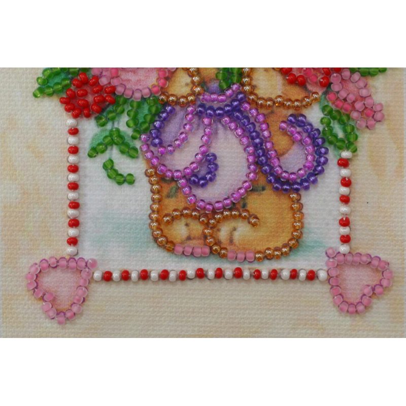 Postcard Bead embroidery kit Sundog