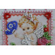 Postcard Bead embroidery kit Gentle angel