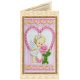Postcard Bead embroidery kit Angel and Rose