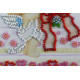 Postcard Bead embroidery kit Mischievous cupid
