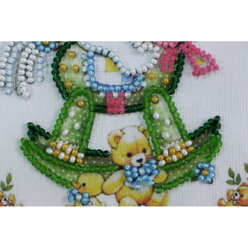 Postcard Bead embroidery kit Sonny