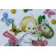 Postcard Bead embroidery kit Sonny