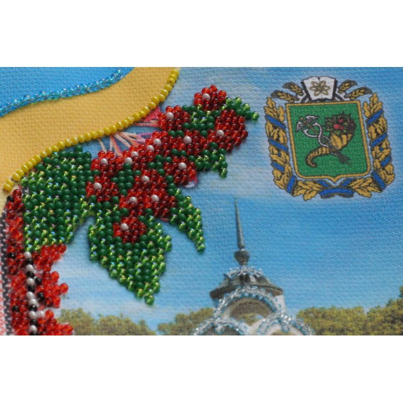 Postcard Bead embroidery kit Kharkov