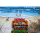 Postcard Bead embroidery kit Vacation at the seaside