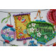 Postcard Bead embroidery kit Flashlights of dreams