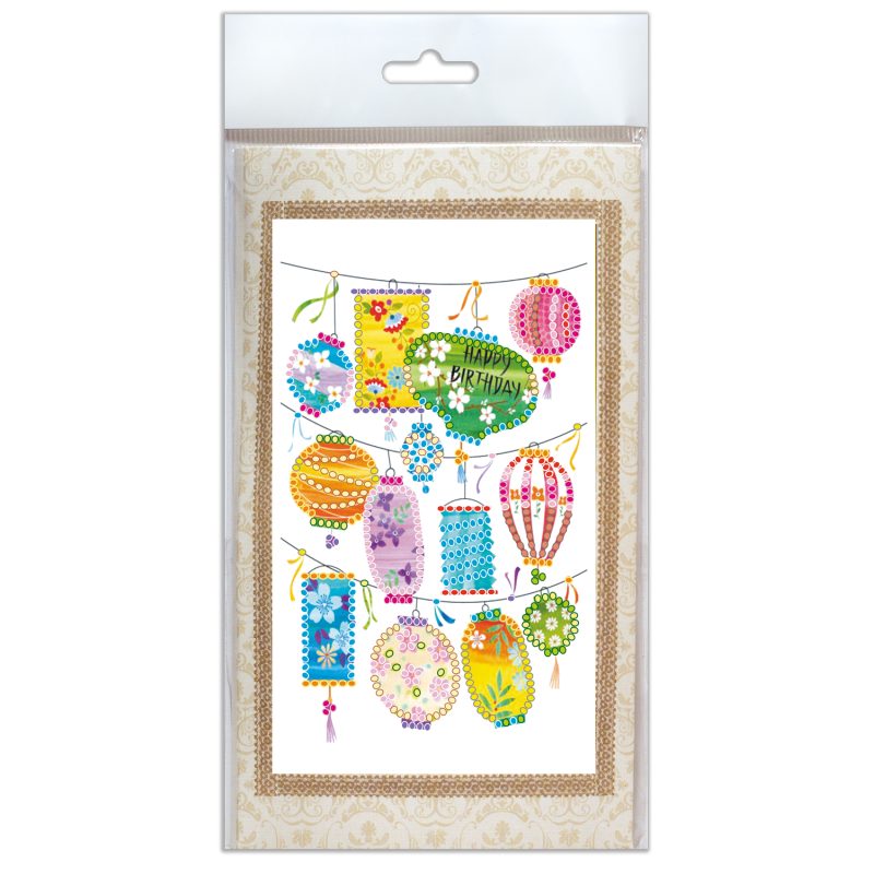 Postcard Bead embroidery kit Flashlights of dreams