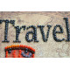 Postcard Bead embroidery kit Around the world