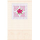 Postcard Cross-stitch kits Pink tenderness