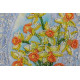 Postcard-envelope for microbead embroidery Still Life with a Fan