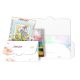 Postcard-envelope for microbead embroidery Early spring