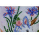 Postcard-envelope for microbead embroidery Unicorns