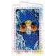 Postcard-envelope for microbead embroidery Together warmer