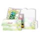 Postcard-envelope for microbead embroidery Snowdrops