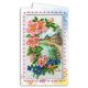 Postcard-envelope for microbead embroidery Provence