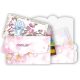 Postcard-envelope for microbead embroidery Wedding birds
