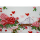 Postcard-envelope for microbead embroidery Wedding tinsel