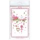 Postcard-envelope for microbead embroidery Wedding tinsel