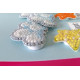 Keychain cross-stitch kit Among stars and clouds