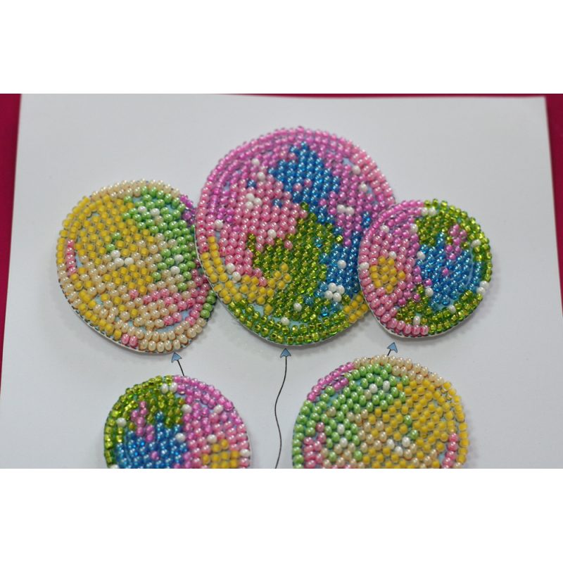 Keychain cross-stitch kit Making dreams come true!