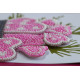 Keychain cross-stitch kit With an open heart