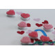 Keychain cross-stitch kit Love rain