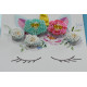 Keychain cross-stitch kit Believe in miracles!