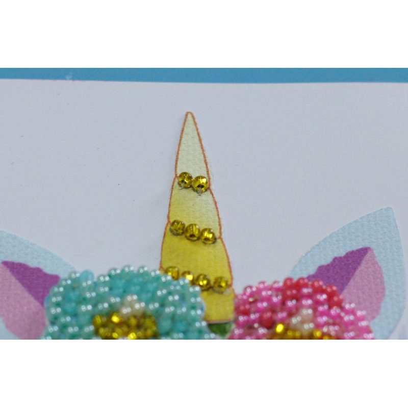 Keychain cross-stitch kit Believe in miracles!