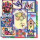 Photo frame kit for bead embroidery "Summer patchwork"