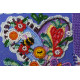 Photo frame kit for bead embroidery "Summer patchwork"