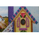 Photo frame kit for bead embroidery "Summer patchwork"