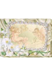 Photo frame kit for bead embroidery "Delicate Lily of the valley"