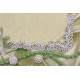 Photo frame kit for bead embroidery "Delicate Lily of the valley"