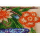 Photo frame kit for bead embroidery "Blue batterfly"