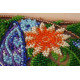 Photo frame kit for bead embroidery "Blue batterfly"