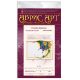 Photo frame kit for bead embroidery "Blue batterfly"