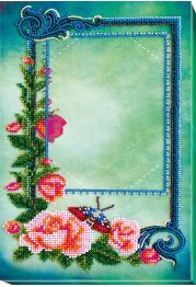 Photo frame kit for bead embroidery "Luxury"