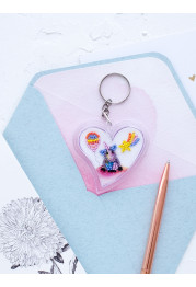 Pendants Bead embroidery kit Cute unicorn