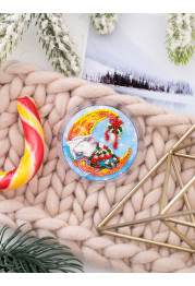 Magnets Bead embroidery kit Dreaming of cheese